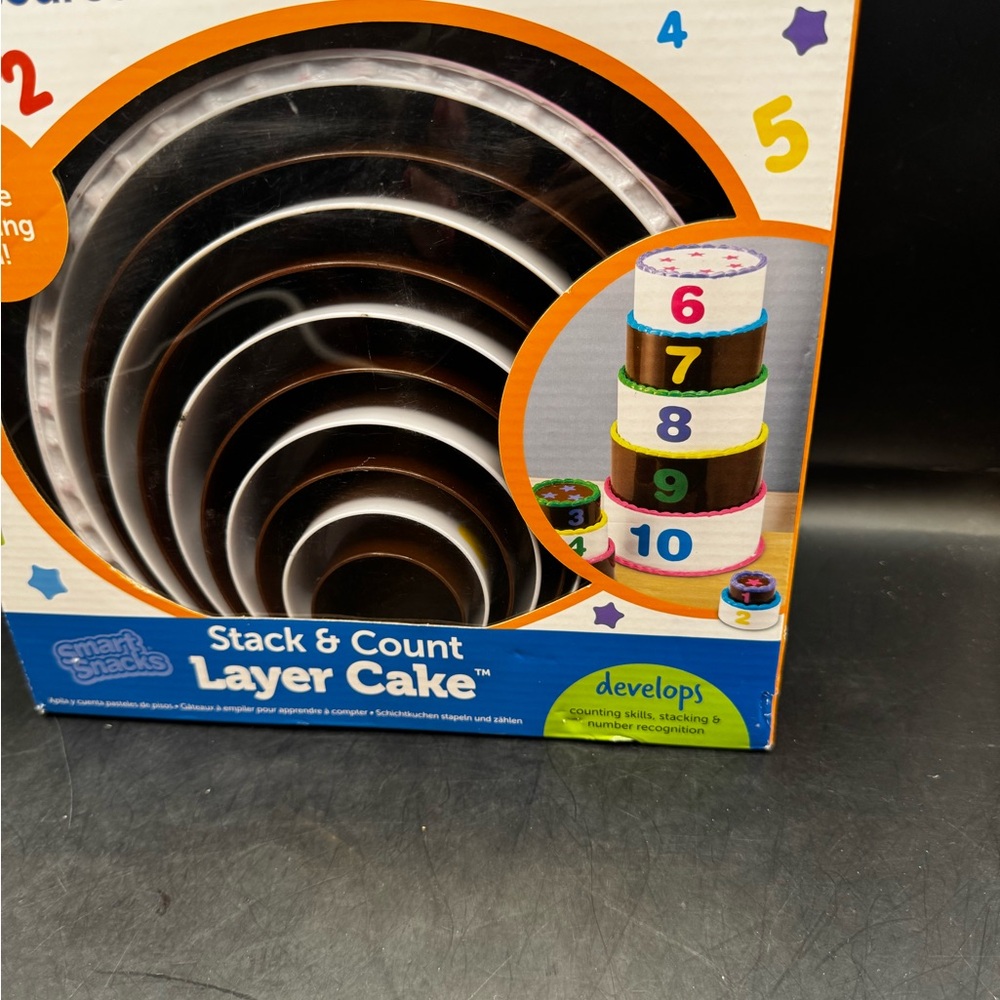 Learning Resources Stack and Count Layer Cake Kids Learning Toy - Picture 3 of 9